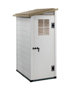 CASETTA DA GIARDINO IN PVC GAROFALO "TUSCANY EVO 100.1P TERRACE" L.95 X P.139 X H.201